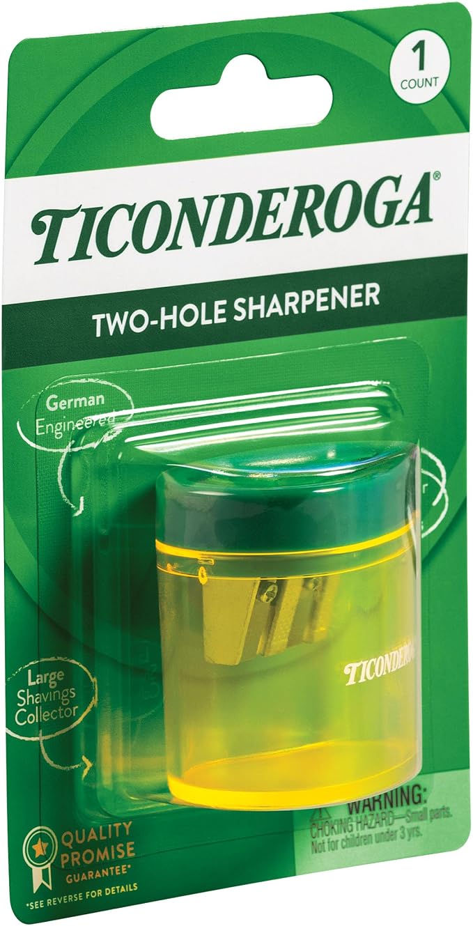 Ticonderoga Two-Hole Manual Pencil Sharpener - Image 6