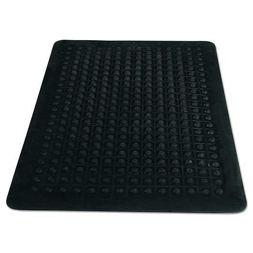 Guardian Flex Step Antifatigue Floor Mat, Rubber, 2'x3', Black-DeskLoop Office