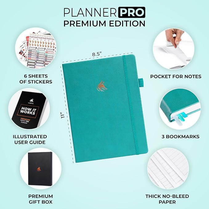 Clever Fox Planner Pro Premium – Luxurious Weekly & Monthly Planner - Image 2