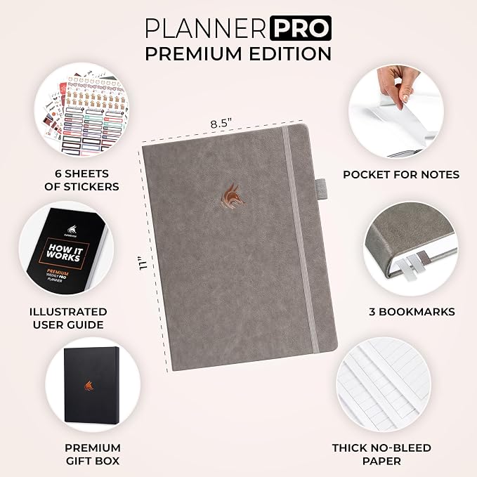 Clever Fox Planner Pro Premium – Luxurious Weekly & Monthly Planner - Image 2