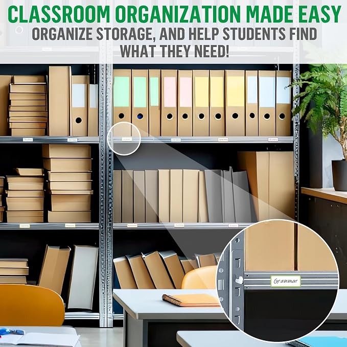 100 Pack Dry Erase Magnetic Labels 3.2x1.2 in - Image 7
