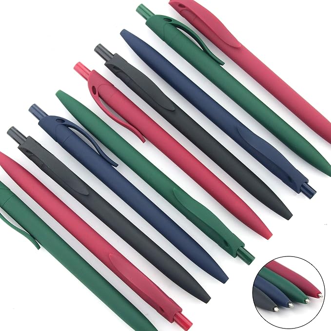 deegtran Pens Bulk, 400 Pack No Bleed Black Ink Pens, Retractable Ballpoint Pens, Pens Medium Point, Smooth Ink Pens, 1.0MM Black Ink