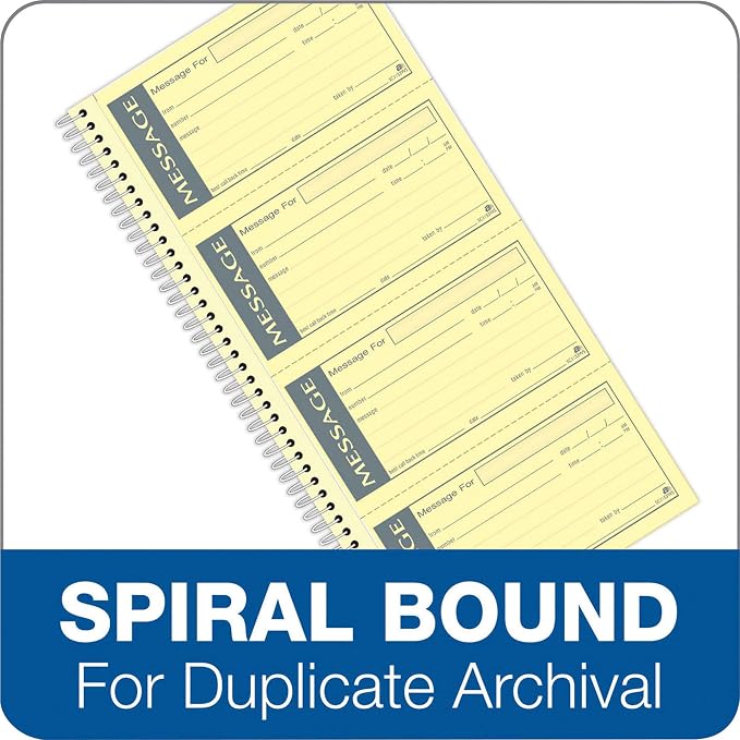 Adams Write 'N Stick Message Pad, Carbonless, 5-1/4" x 11", 200 Sets per Book - Image 6