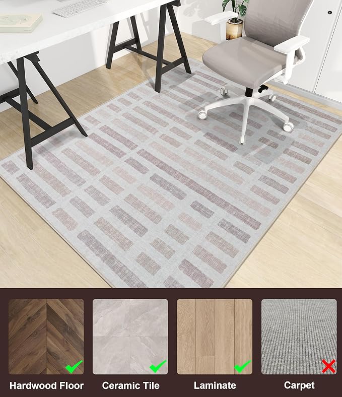 chakme Office Chair Mat for Hardwood Floor, Machine Wash - Image 3
