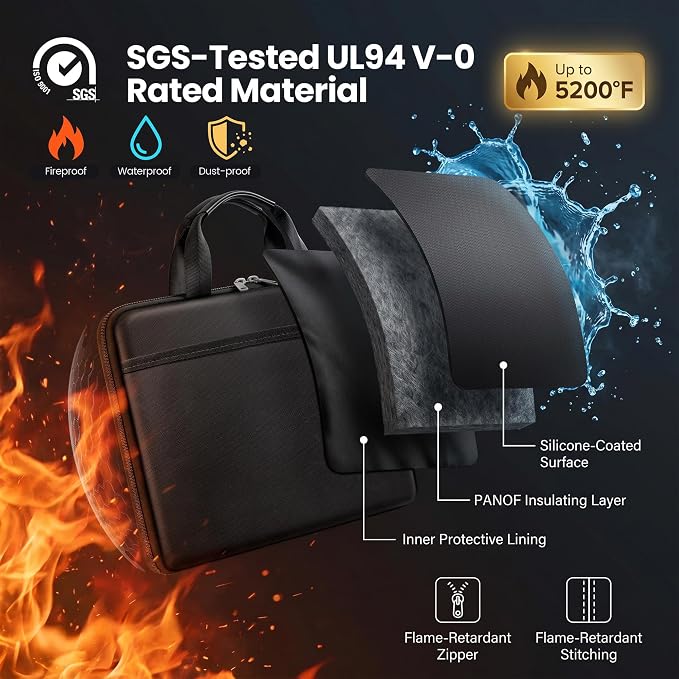 TILYMOL Fireproof Document Bag - Image 4