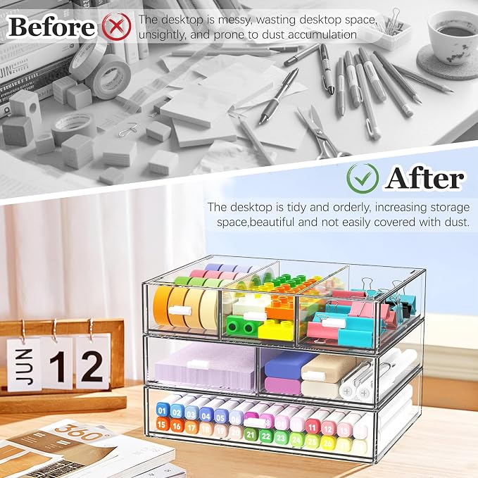 3 Tier Stackable Desk Organizer - Image 6