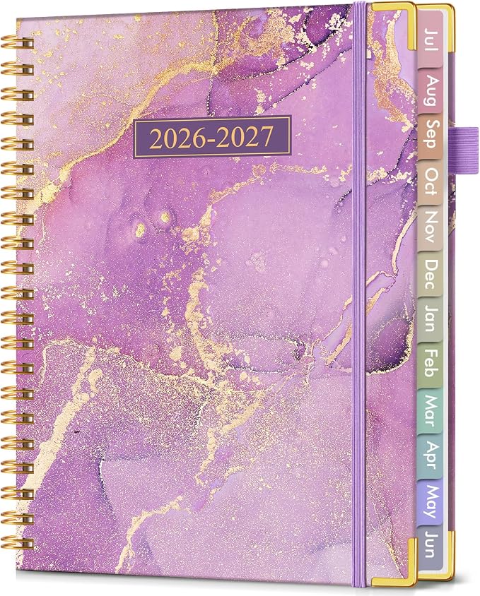 Academic Planner 2026-2027, Hardcover Weekly and Monthly Calendar Planner from by Unknown