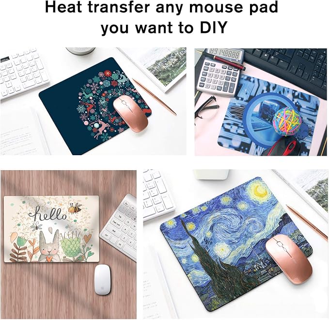 A-SUB Sublimation Mouse Pad Blank Rectangular Blanks 12 pcs - Image 6