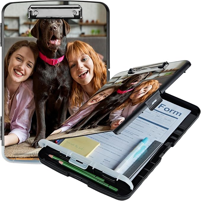 Customized A4 Clipboard with Storage Pen Holder, Clipboards Organizer Nursing by Unknown