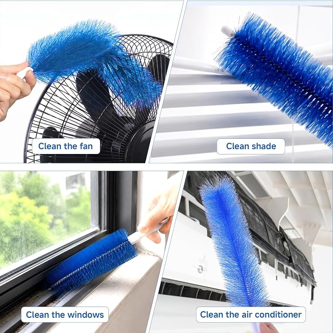 Fan Cleaning Brush, CN1ST 2PCS Brush Reusable Removes Dirt from Fans, Air - Image 5