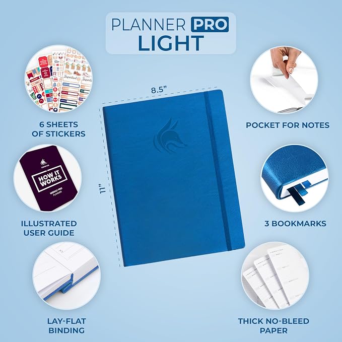 Clever Fox Planner PRO Light – Weekly & Monthly Life Planner to Increase - Image 2