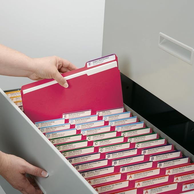 Smead File Folder, 1/3-Cut Tab, Letter Size, Value Filing Products, 100 per Box - Image 2