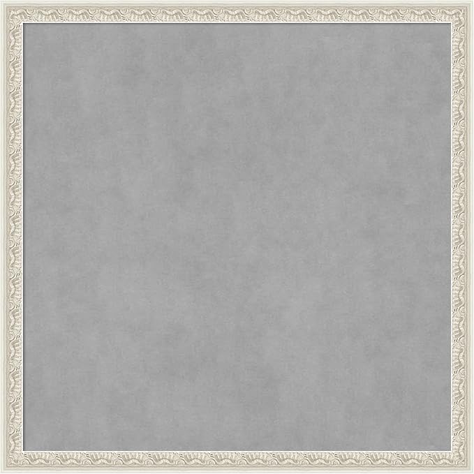 Amanti Art Silver Framed Magnetic Board 26x26 Medium Vision Board by AmantiArt