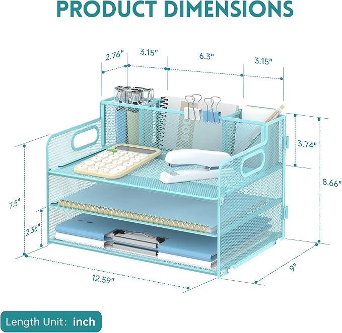 SUPEASY 3 Tier Desk Organizer - Image 5