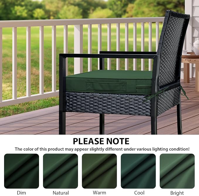 IPYNBAP Outdoor Chair Cushions Set of 4 -Waterproof Outdoor Seat Cushions - Image 7