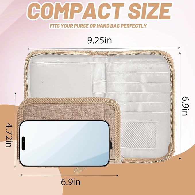 Passport Holder for Travel Essentials, RFID Blocking Protector Passport Wallets - Image 4