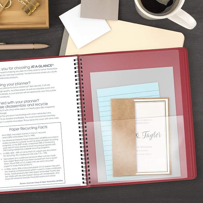 AT-A-GLANCE 2027 Planner, 15-Month Jan-Mar, Unruled Daily Blocks - Image 4