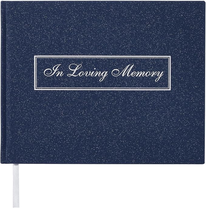 Spacobo Funeral Guest Book for Memorial Service in Loving Memory Guest Book for by Spacobo