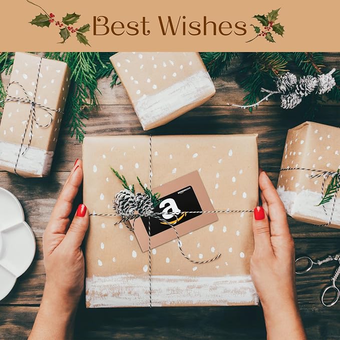 50 Pack Window Gift Card Envelopes, 4 x 2.8 Inch Mini Kraft Paper Envelopes - Image 5