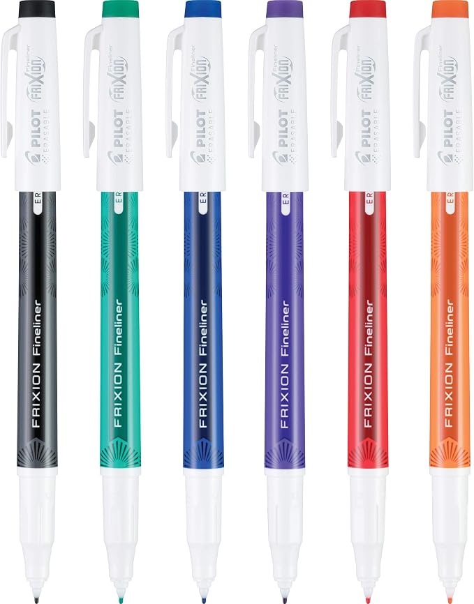 Pilot FriXion Fineliner Erasable Marker Pens, Fine Point 0.7 mm, Erasable Pens - Image 2