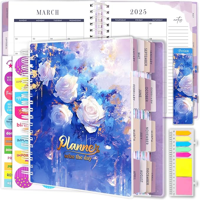 Planner 2026-2027, 18 Months Large Academic Daily Weekly Monthly Planner by Arundhati