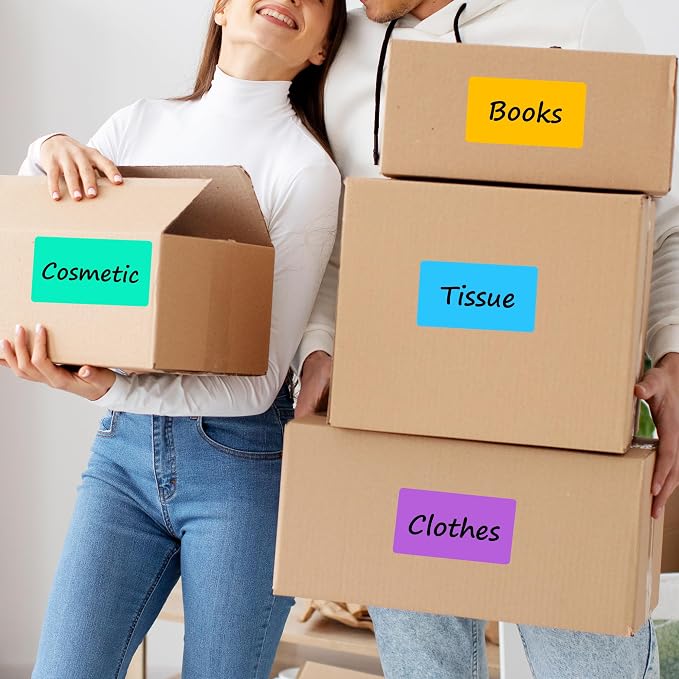 PARLAIM 5 x 3 inch Colored Inventory Stickers - Image 6