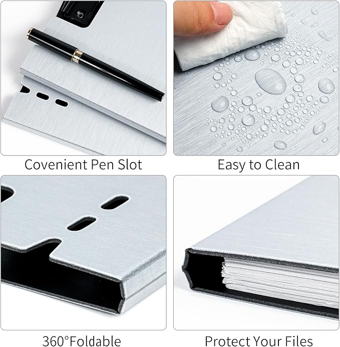 10 Pack A4 Foldable Clipboards - Image 2