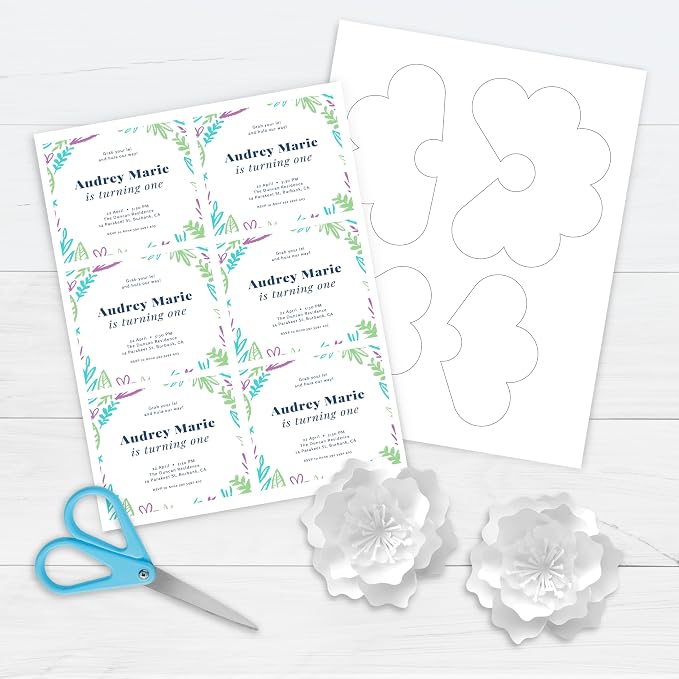 PrintWorks White Cardstock 8.5" x 11" - 67 lb/147 gsm Vellum Bristol - 250 - Image 6