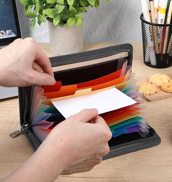 Receipt Folder, Receipt Holder Organizer 11.81 * 7.87 Inch | Receipt Keeper - Image 7