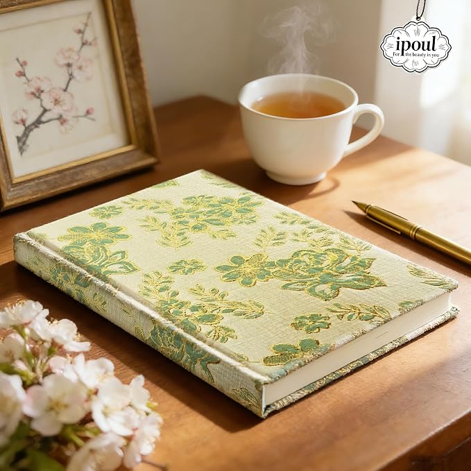 Flower Notebook, Lay Flat, Wide Ruled Pages, Writing Journal - Image 2