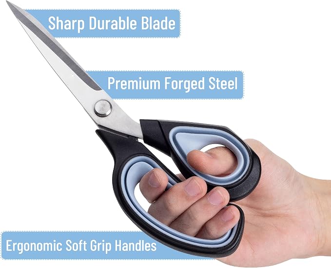 Mr. Pen- Premium Tailor Scissors, 9.5 Inch, Heavy Duty Stainless Steel | All - Image 5
