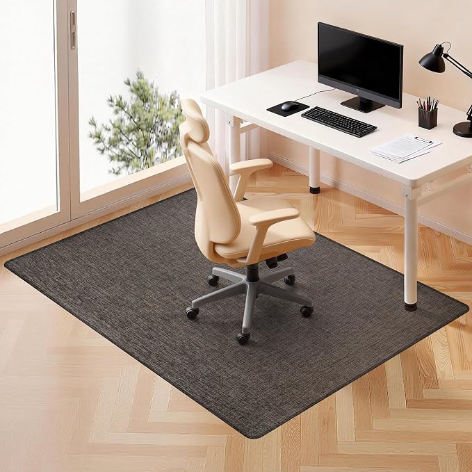 Office Chair Mat, Heavy Duty Floor Protector Rolling Chairs by Higoom
