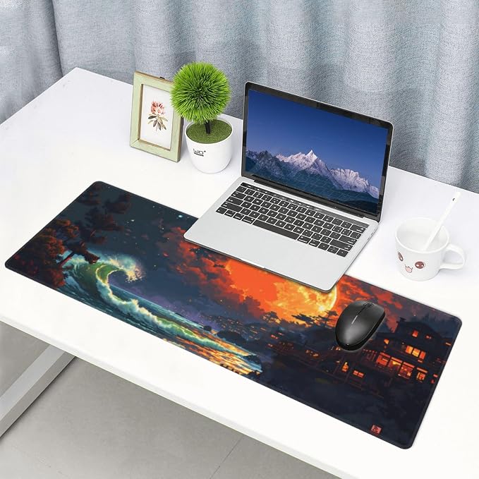 Gaming Mouse Pad Desk Pad, Extended Big Mouse Pad, 31.5x11.8 Inch Long Computer - Image 7