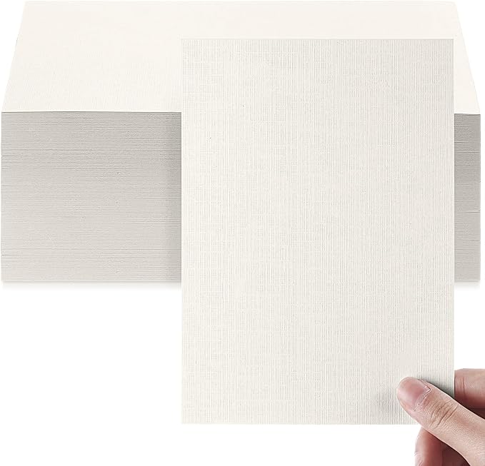 Geosar 150 Sheet Linen Cardstock Invitation Cardstock Heavyweight Printer Paper by Geosar