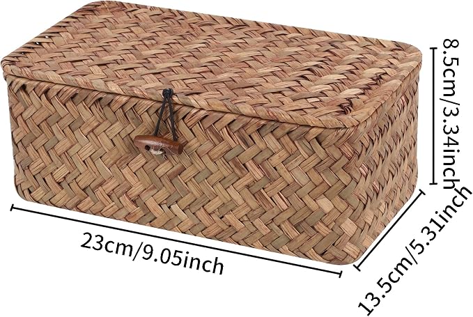 FEIALNDUO Wicker Shelf Baskets - Image 5