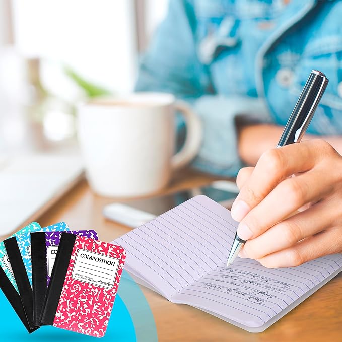 Manaloom Mini Composition Notebooks, Small Pocket Sized Notebook - Image 5