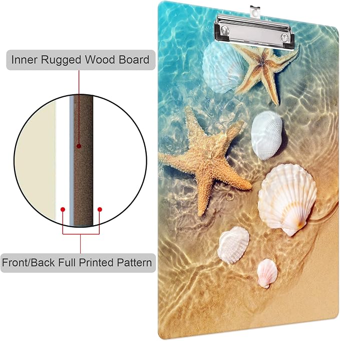 Fashion Clipboard, A4 Letter Size Wooden Decorative Clipboards - Image 5