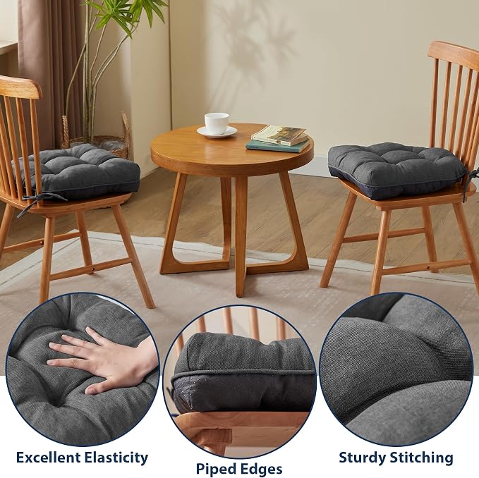 IASEAHK Chair Cushions for Dining Chairs, Seat Cushions for Kitchen Chairs - Image 5