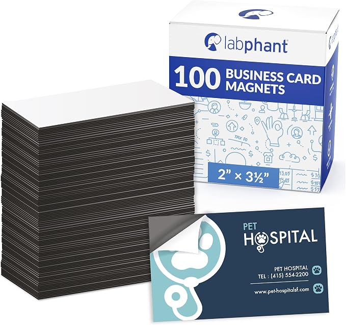 Business Card Magnets Pack of 100 – Customize by labphant