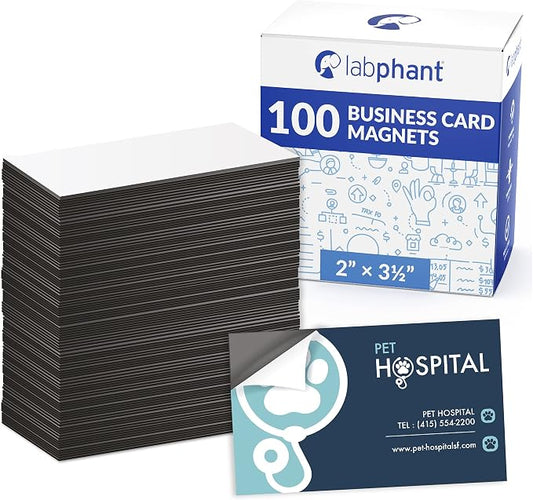 Business Card Magnets Pack of 100 – Customize by labphant