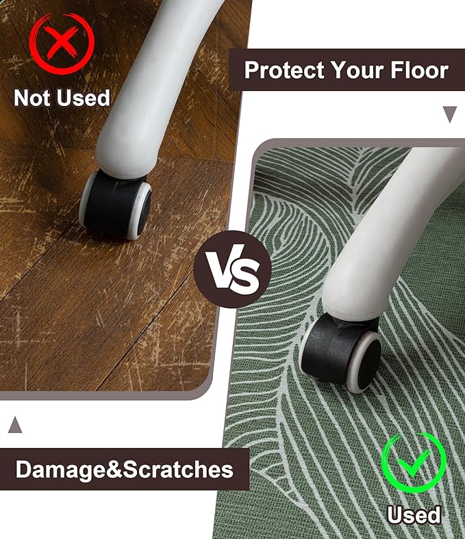 chakme Office Chair Mat for Hardwood Floor, Machine Wash - Image 4