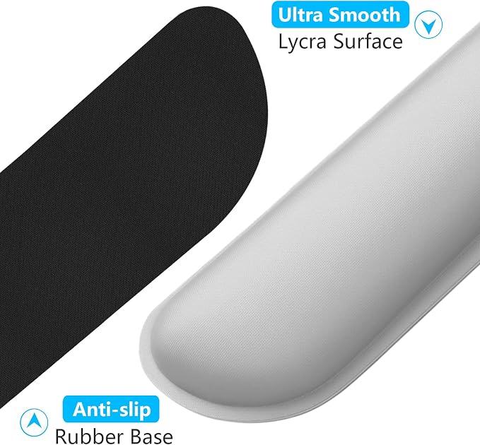 Dapesuom Enlarge Keyboard Wrist Rest, Memory Foam Wrist Cushion - Image 4