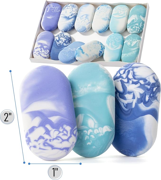 Mr. Pen- Marble Pencil Erasers, 12 Pack, Art Sketching, Clean Smudge-Free - Image 4