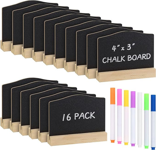 ALOTCHE Mini Chalkboard Signs by ALOTCHE