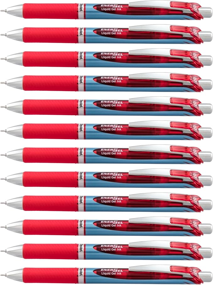 Pentel EnerGel Deluxe RTX Retractable Liquid Gel Pen, Medium Line, Needle Tip by PentelofAmerica