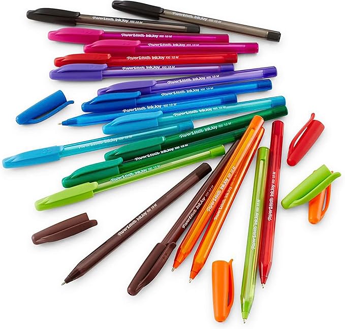 Paper Mate InkJoy 100ST Ballpoint Pens, Medium Point, Box of 12 - Image 4
