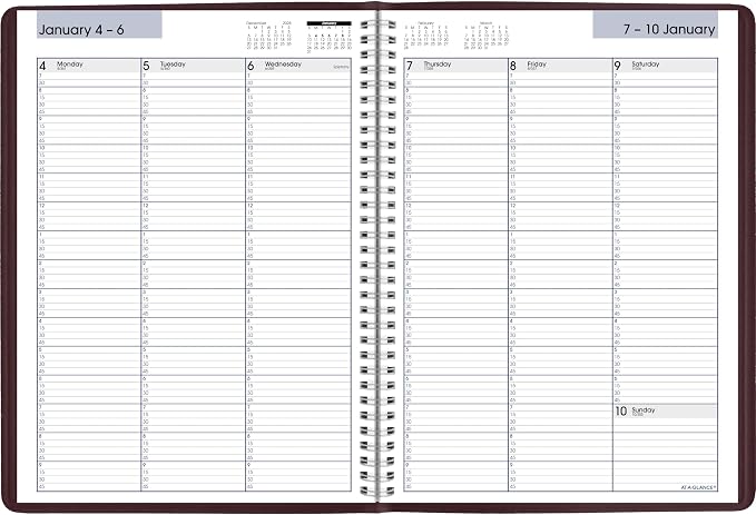 AT-A-GLANCE 2027 Appointment Book Planner, Quarter-Hourly - Image 7