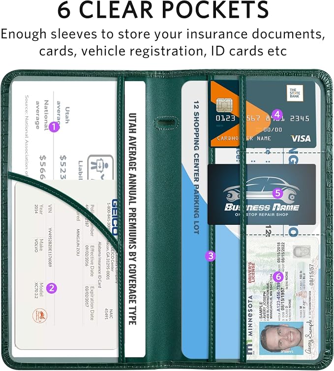 CoBak Car Registration and Insurance Holder - Image 3