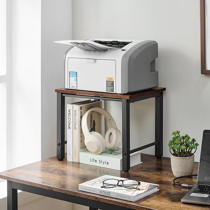 Gewudraw Printer Stand-Desktop Shelf Storage Organizer - Image 2