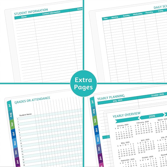 GoiUnlt Teacher Planner 2026-2027, JUL. 2026 – JUN. 2027, Lesson Planner - Image 6